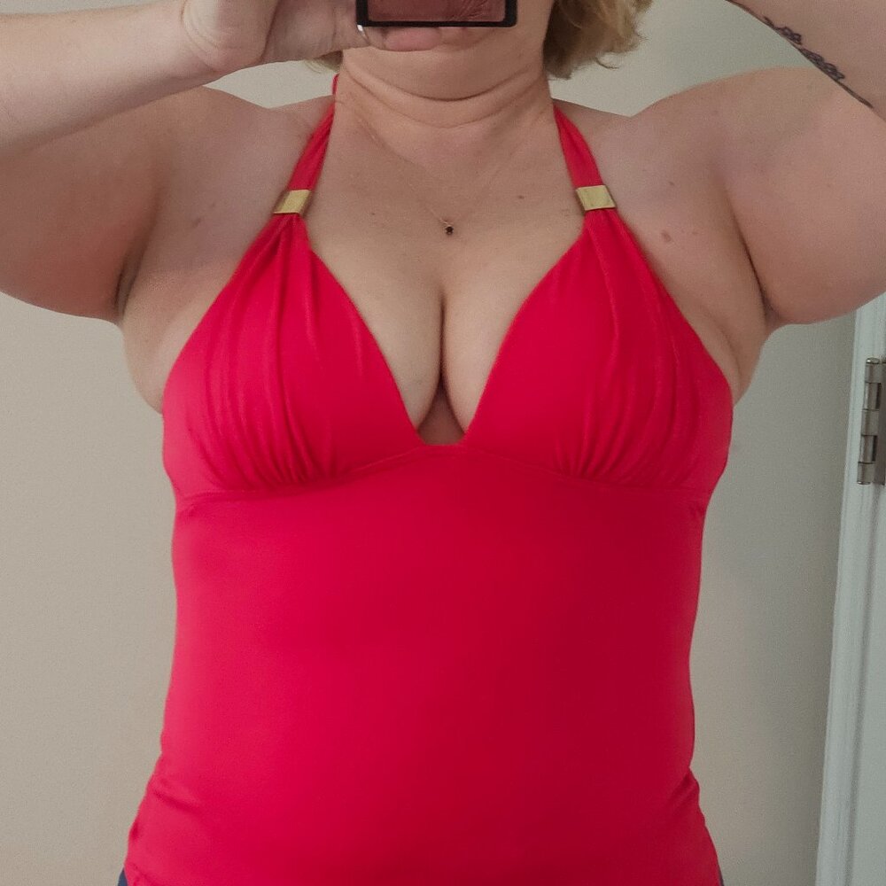 Bright Pink Swim Top by Victoria's Secret, Size M